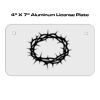 4 X 7 Aluminum License Plate  Thumbnail