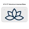 4 X 7 Aluminum License Plate  Thumbnail