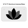 4 X 7 Aluminum License Plate  Thumbnail