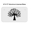 4 X 7 Aluminum License Plate  Thumbnail