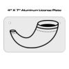 4 X 7 Aluminum License Plate  Thumbnail