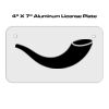 4 X 7 Aluminum License Plate  Thumbnail