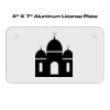 4 X 7 Aluminum License Plate  Thumbnail