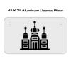 4 X 7 Aluminum License Plate  Thumbnail