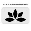 4 X 7 Aluminum License Plate  Thumbnail