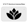 4 X 7 Aluminum License Plate  Thumbnail