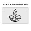 4 X 7 Aluminum License Plate  Thumbnail