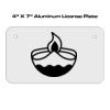 4 X 7 Aluminum License Plate  Thumbnail