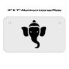 4 X 7 Aluminum License Plate  Thumbnail
