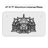 4 X 7 Aluminum License Plate  Thumbnail