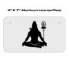 4 X 7 Aluminum License Plate  Thumbnail