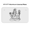 4 X 7 Aluminum License Plate  Thumbnail