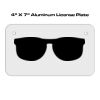 4 X 7 Aluminum License Plate  Thumbnail