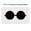 4 X 7 Aluminum License Plate  Thumbnail