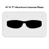 4 X 7 Aluminum License Plate  Thumbnail