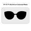 4 X 7 Aluminum License Plate  Thumbnail