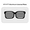 4 X 7 Aluminum License Plate  Thumbnail