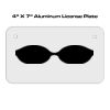 4 X 7 Aluminum License Plate  Thumbnail