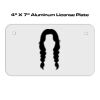 4 X 7 Aluminum License Plate  Thumbnail