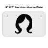 4 X 7 Aluminum License Plate  Thumbnail