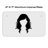 4 X 7 Aluminum License Plate  Thumbnail