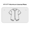 4 X 7 Aluminum License Plate  Thumbnail