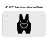 4 X 7 Aluminum License Plate  Thumbnail