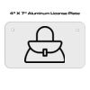 4 X 7 Aluminum License Plate  Thumbnail