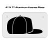 4 X 7 Aluminum License Plate  Thumbnail