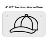 4 X 7 Aluminum License Plate  Thumbnail