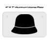 4 X 7 Aluminum License Plate  Thumbnail