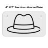 4 X 7 Aluminum License Plate  Thumbnail