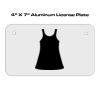 4 X 7 Aluminum License Plate  Thumbnail