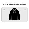 4 X 7 Aluminum License Plate  Thumbnail