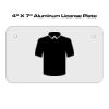 4 X 7 Aluminum License Plate  Thumbnail