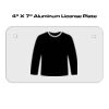 4 X 7 Aluminum License Plate  Thumbnail
