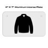 4 X 7 Aluminum License Plate  Thumbnail