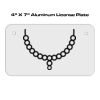 4 X 7 Aluminum License Plate  Thumbnail