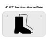 4 X 7 Aluminum License Plate  Thumbnail