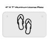 4 X 7 Aluminum License Plate  Thumbnail