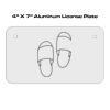 4 X 7 Aluminum License Plate  Thumbnail
