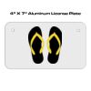 4 X 7 Aluminum License Plate  Thumbnail