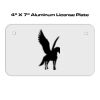 4 X 7 Aluminum License Plate  Thumbnail