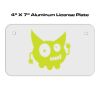 4 X 7 Aluminum License Plate  Thumbnail