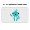 4 X 7 Aluminum License Plate  Thumbnail