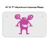4 X 7 Aluminum License Plate  Thumbnail