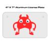 4 X 7 Aluminum License Plate  Thumbnail