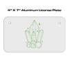 4 X 7 Aluminum License Plate  Thumbnail