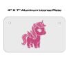 4 X 7 Aluminum License Plate  Thumbnail