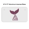 4 X 7 Aluminum License Plate  Thumbnail